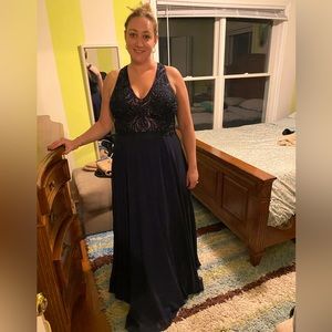 Montage by Mon Cheri evening gown!